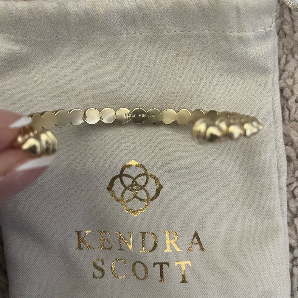 Kendra Scott Gold Rory Cuff - Picture 2 of 3